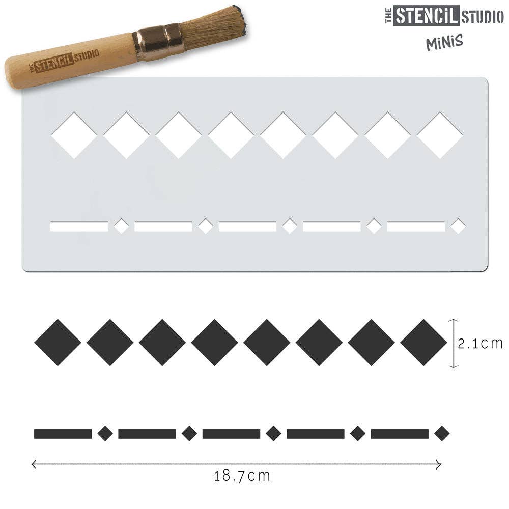 Sjablong - MiNi - 2 Borders