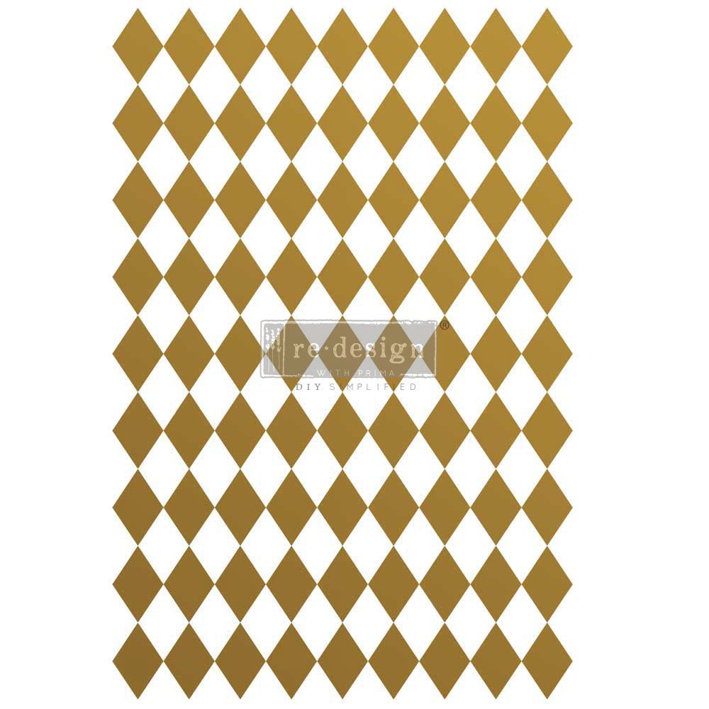Transfer - Gold Harlequin