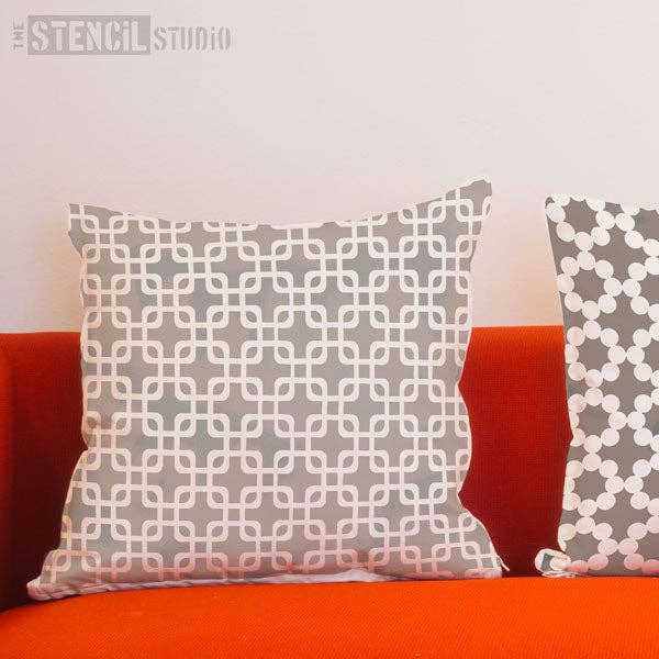 Sjablong - Squares Pattern