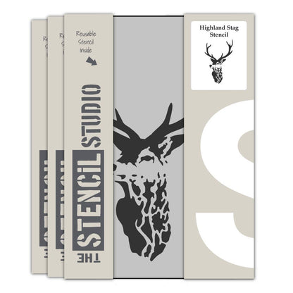 Sjablong - Highland Stag