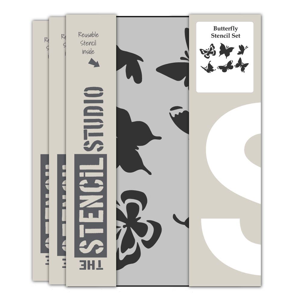 Sjablong - Butterfly Set