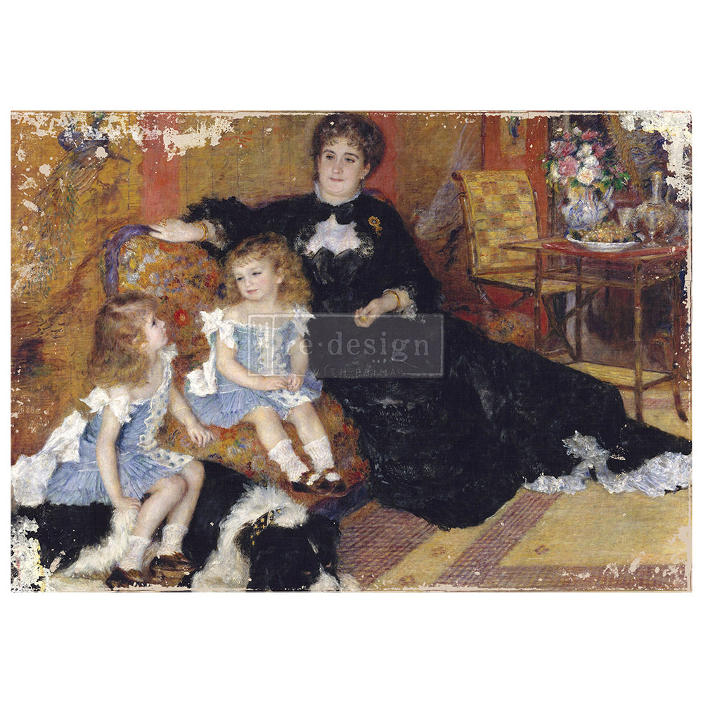 Decoupage - Rispapir - Family Moment