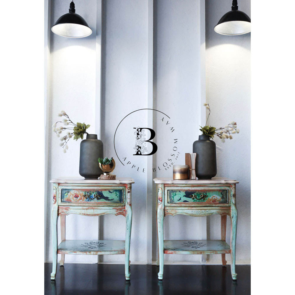 Decoupage - Dekorpapir - Retro Garden