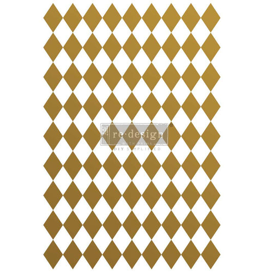 Transfer - Gold Harlequin