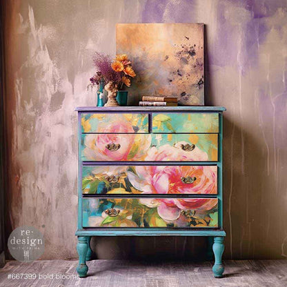 A1 Decoupage Fiber - Bold Blooms