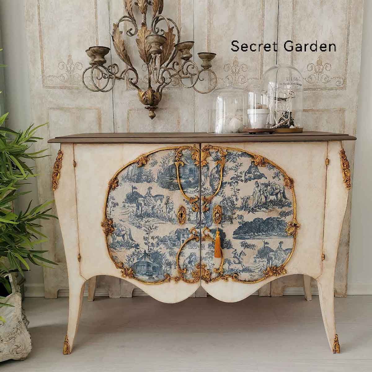 A1 Decoupage Fiber - Toile de  Jouy (Kacha)