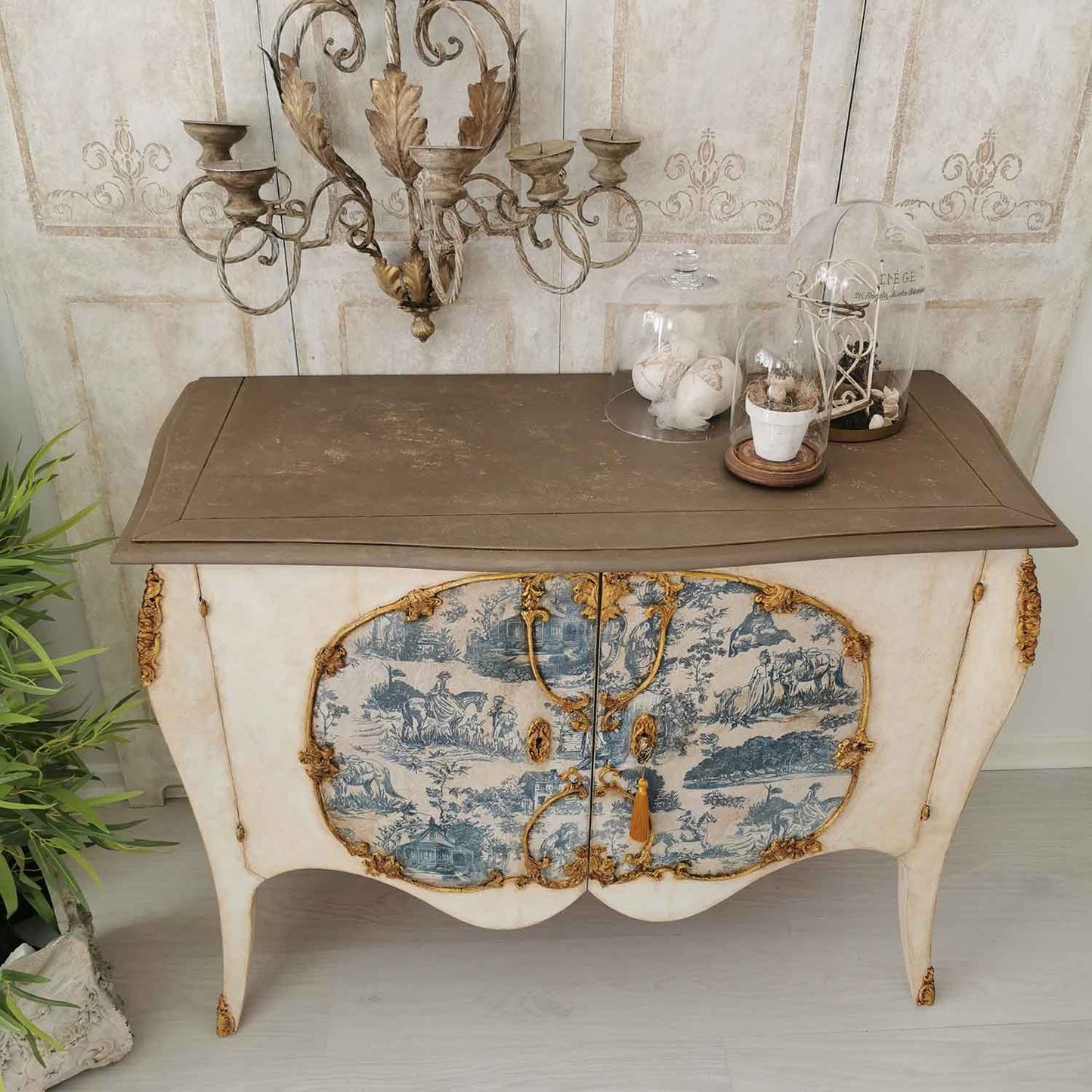 A1 Decoupage Fiber - Toile de  Jouy (Kacha)