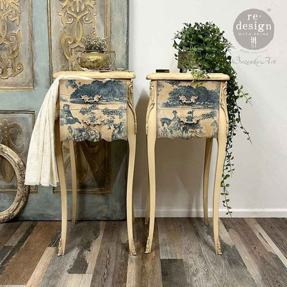 A1 Decoupage Fiber - Toile de  Jouy (Kacha)