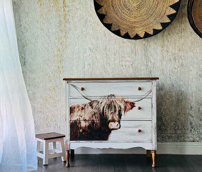 A1 Decoupage Fiber - Majestic Moo