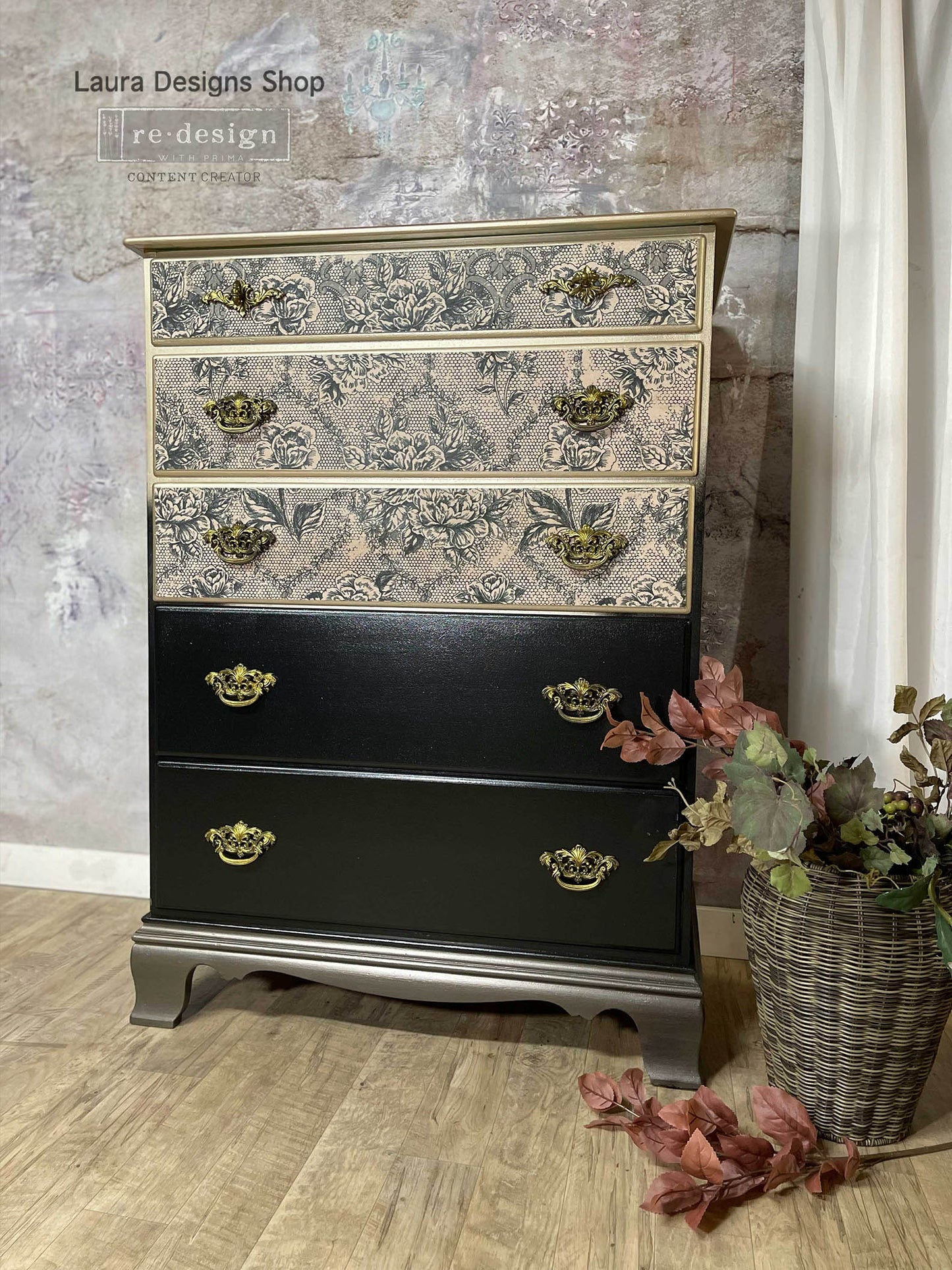 A1 Decoupage Fiber - Antique Laces