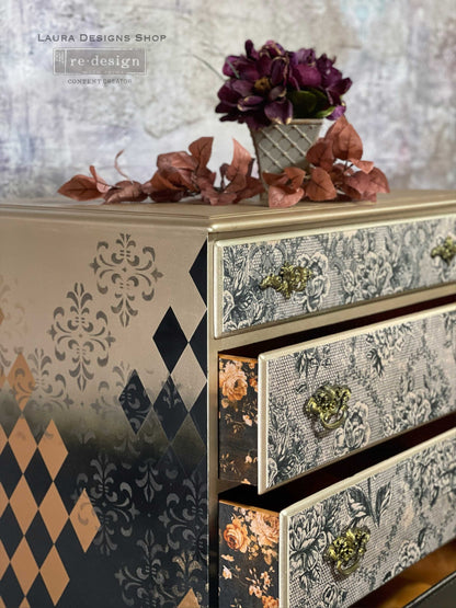 A1 Decoupage Fiber - Antique Laces