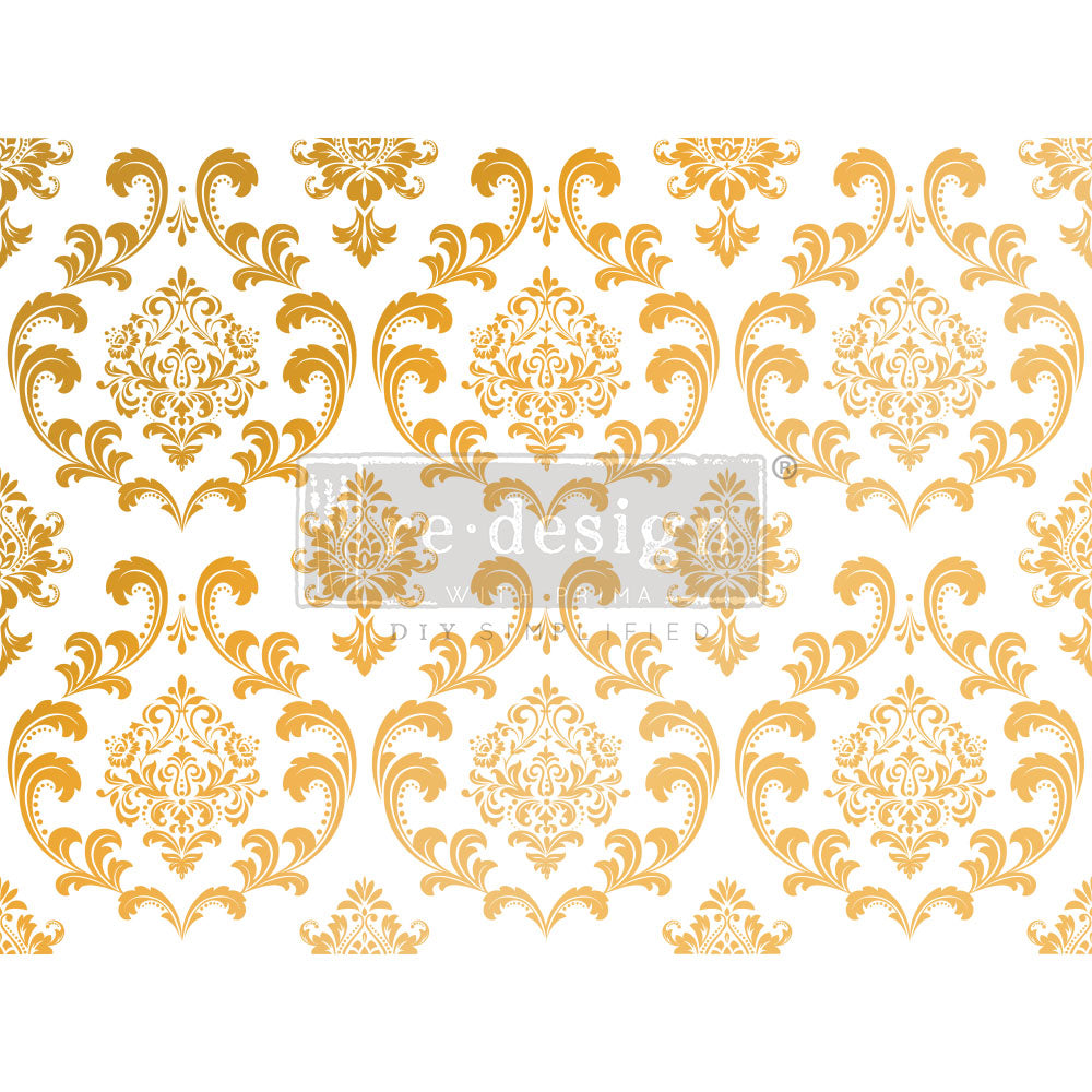Transfer - Gullfolie -  House of Damask (Kacha)