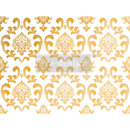 Transfer - Gullfolie -  House of Damask (Kacha)