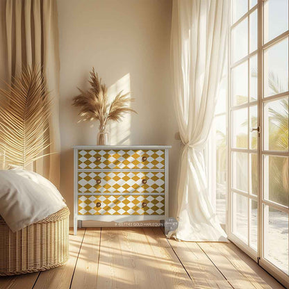 Transfer - Gold Harlequin