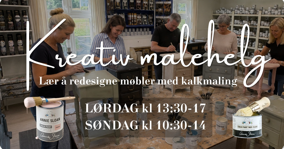 Kreativ malehelg – lær å redesigne møbler med kalkmaling