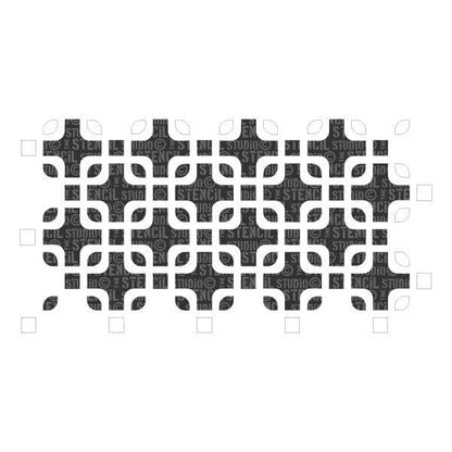 Sjablong - Squares Pattern