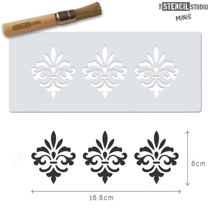 Sjablong MiNi - Damask Border
