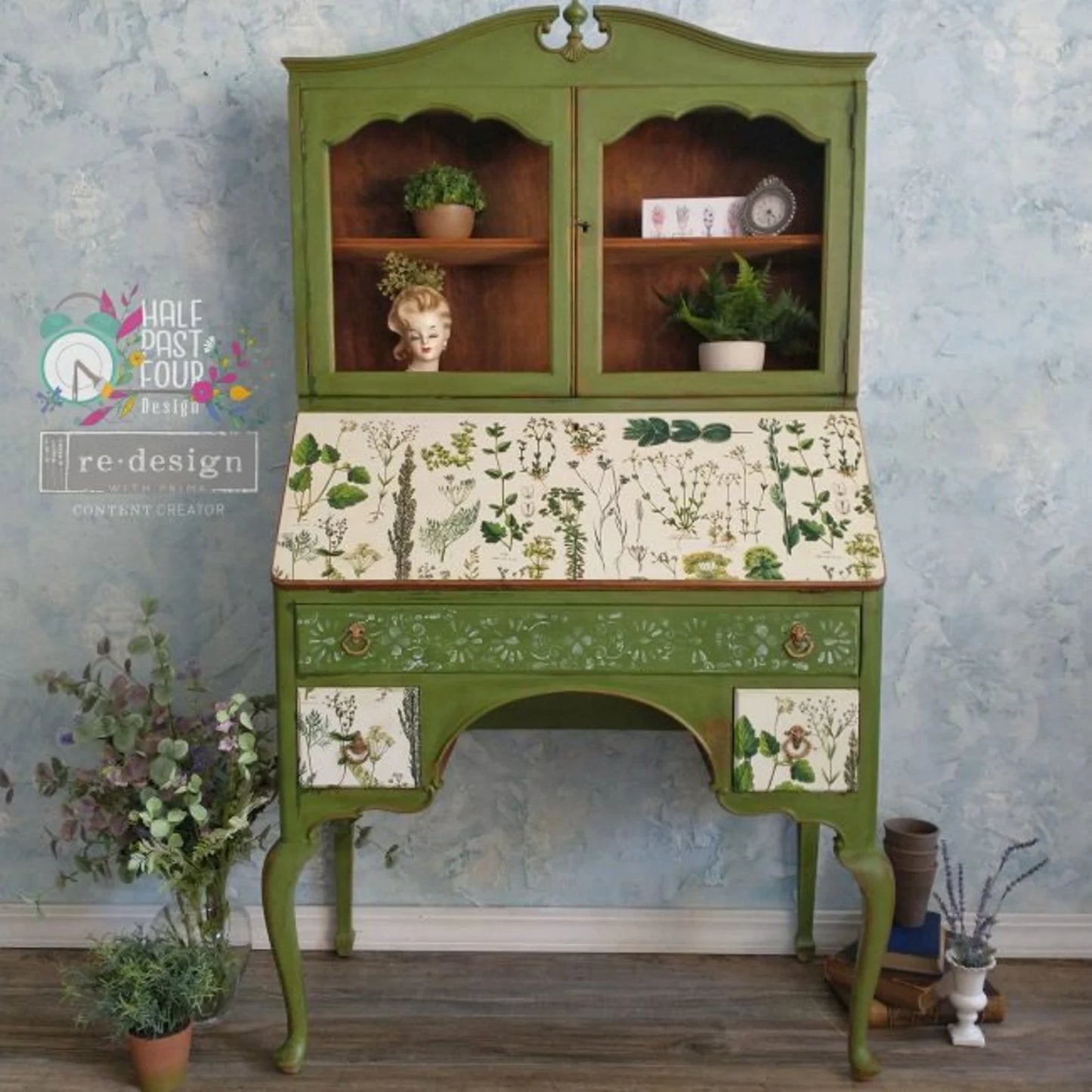Decoupage - Dekorpapir - Greenery