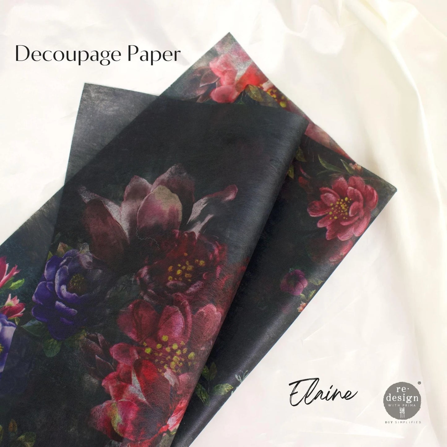 Decoupage - Dekorpapir - Elaine