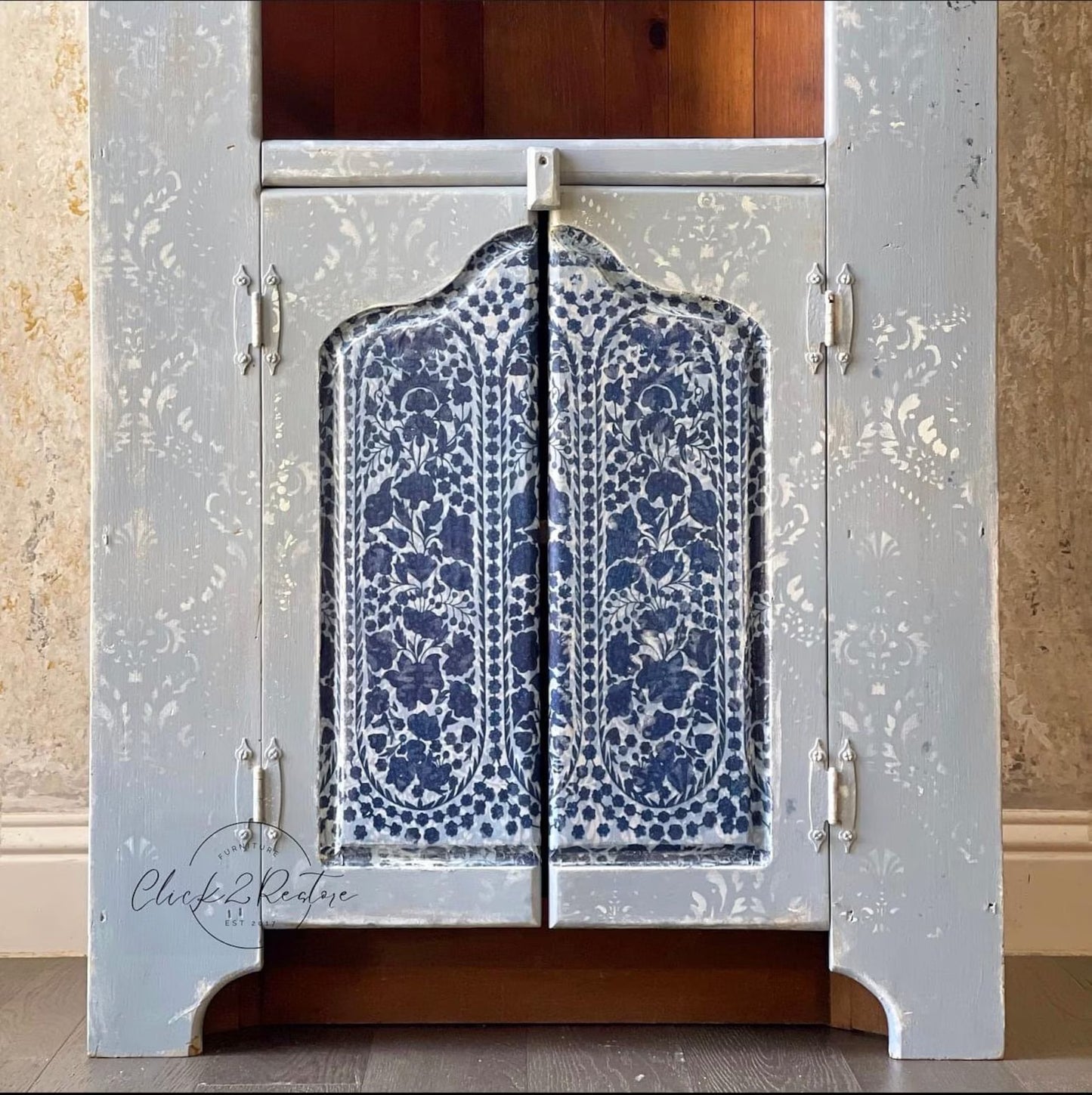 A1 Decoupage Fiber - The Blue House