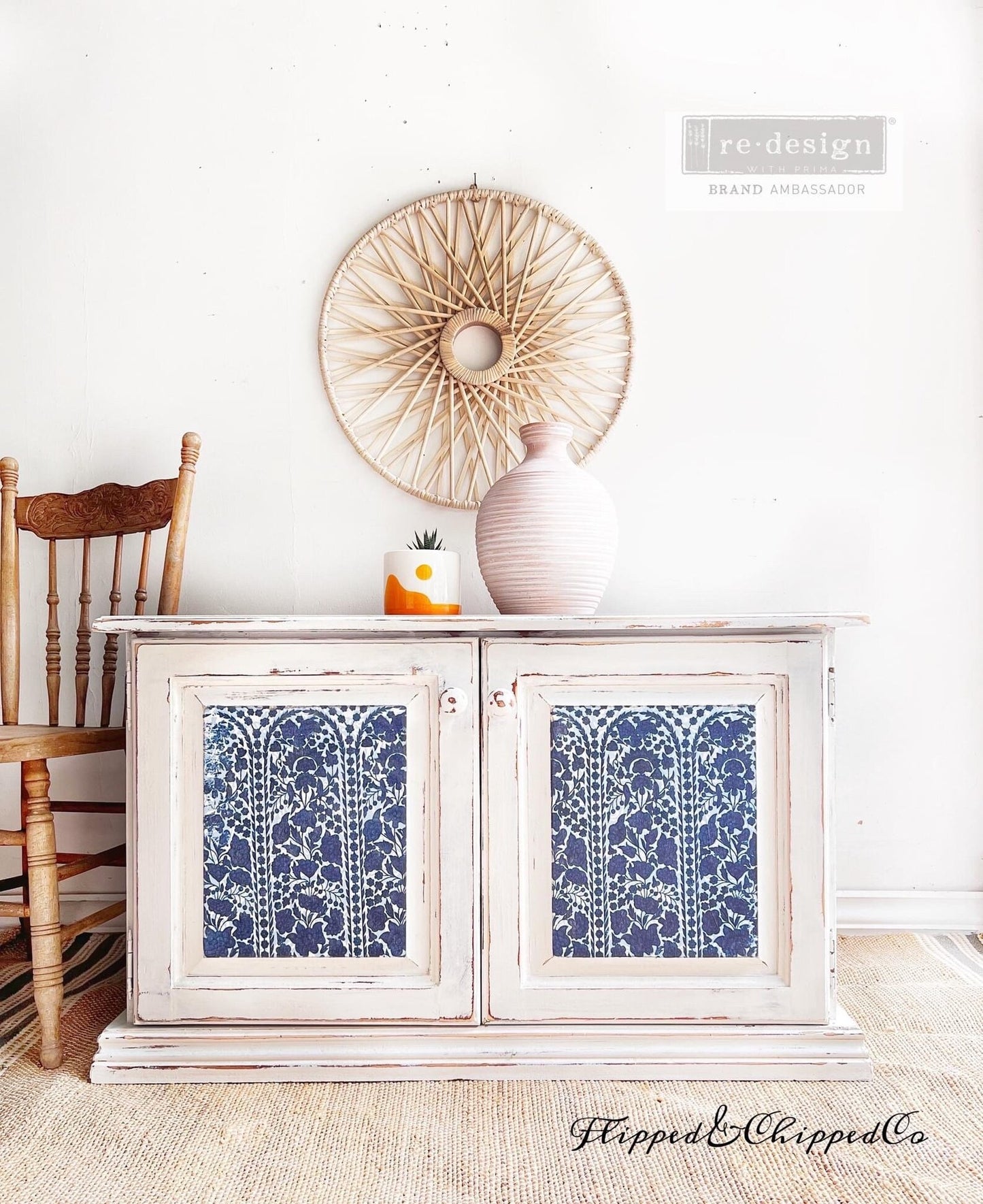 A1 Decoupage Fiber - The Blue House