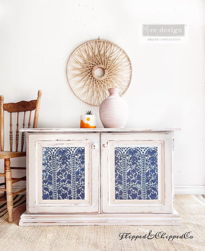 A1 Decoupage Fiber - The Blue House
