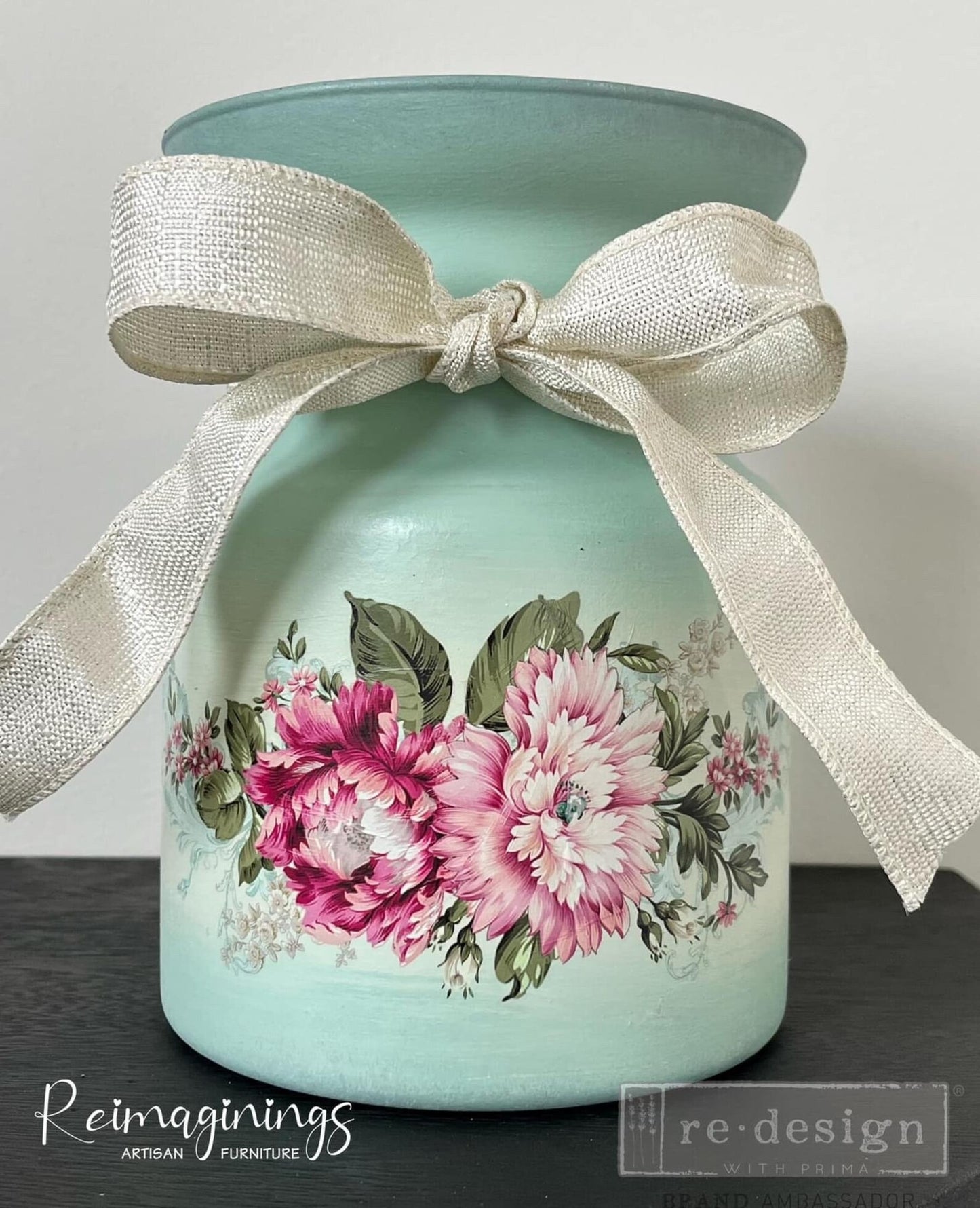 H2O-transfer - Springtime Peonies