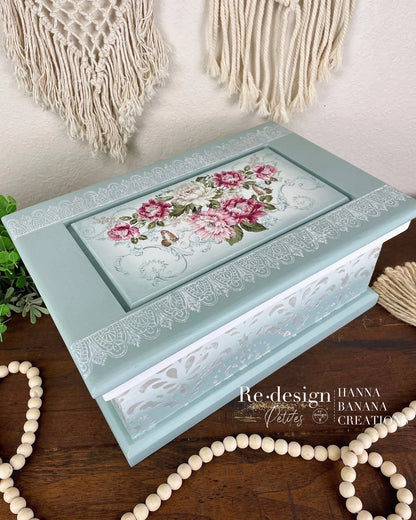 H2O-transfer - Springtime Peonies