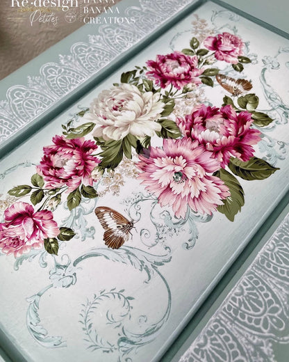 H2O-transfer - Springtime Peonies