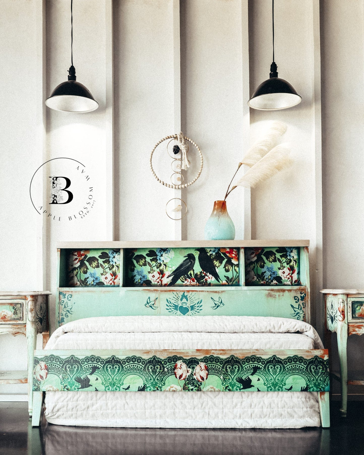 Decoupage - Dekorpapir - Retro Garden