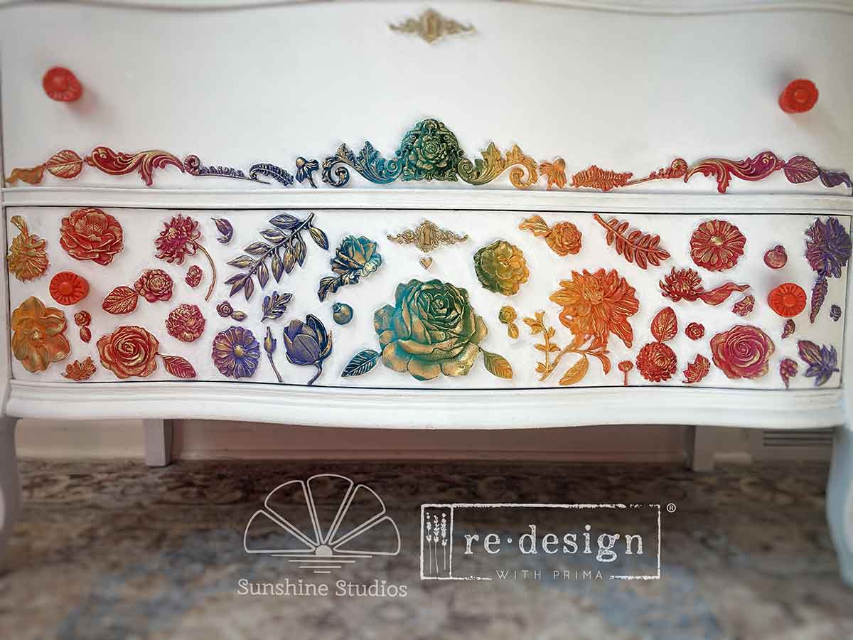 Støpeform - Leafy Blossoms